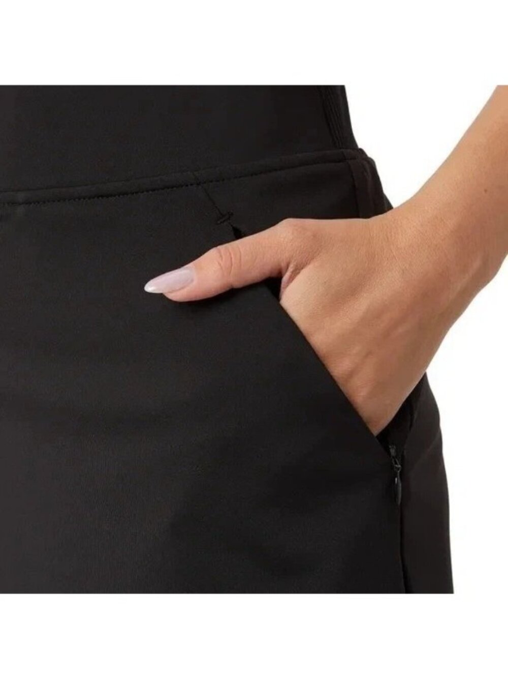 NWT 32 Degrees Cool Women's L Black Active Skorts With Pockets C0470 - Picture 3 of 14